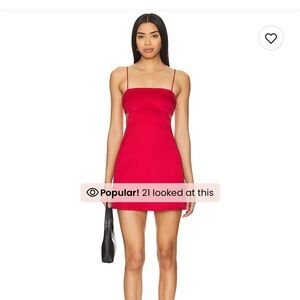 Tanya cutout Red Mini Dress